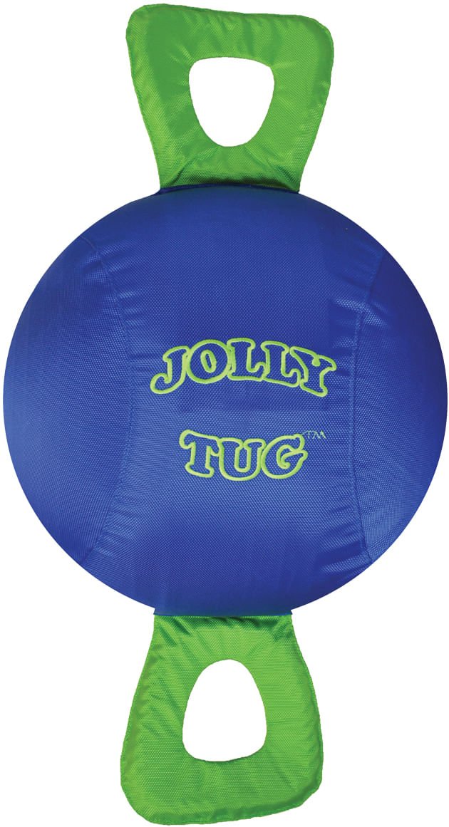 Jolly Tug Inflatable Ball with 2 Handles - Horse Toy - Healthber