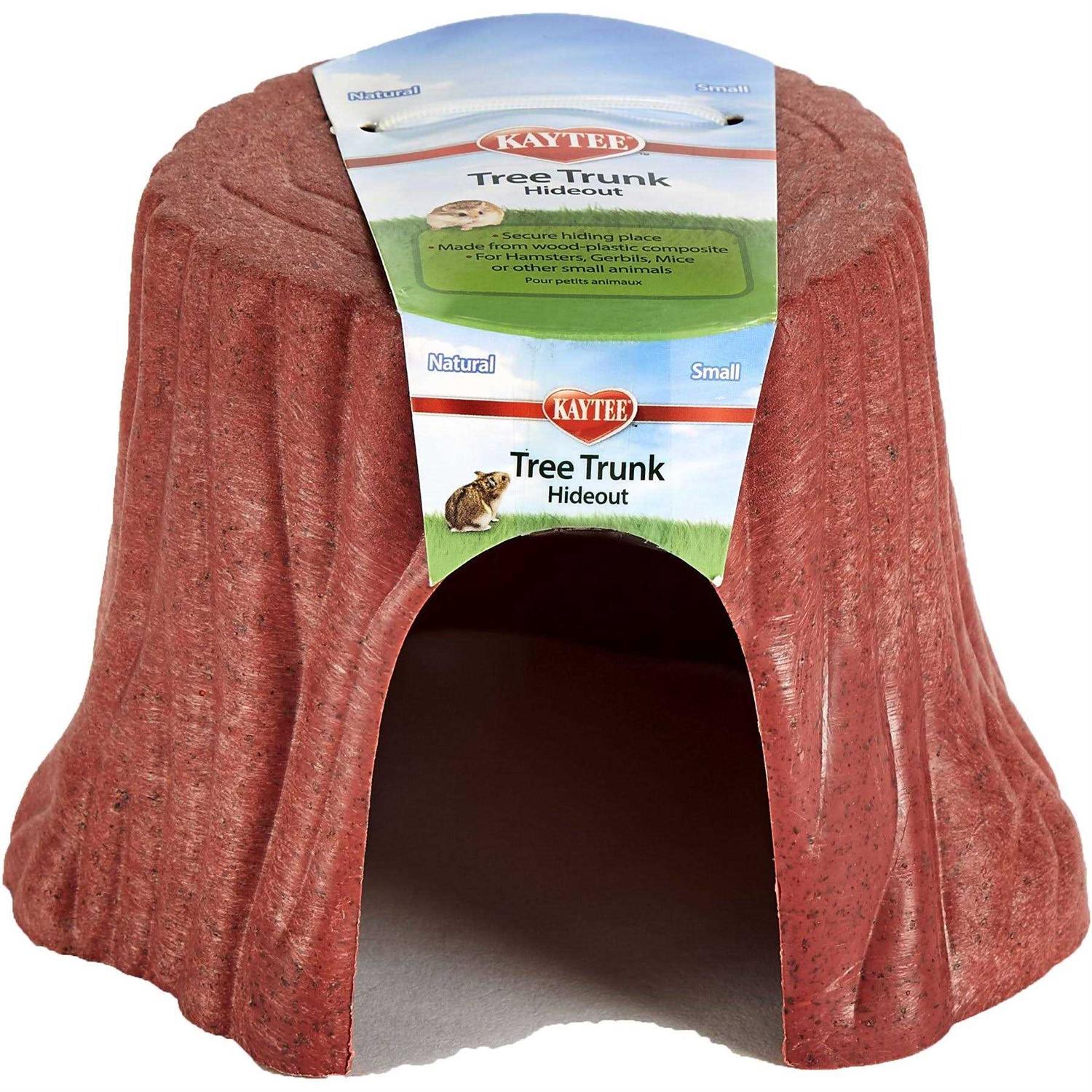 Kaytee Natural Tree Trunk Hideout - Healthber
