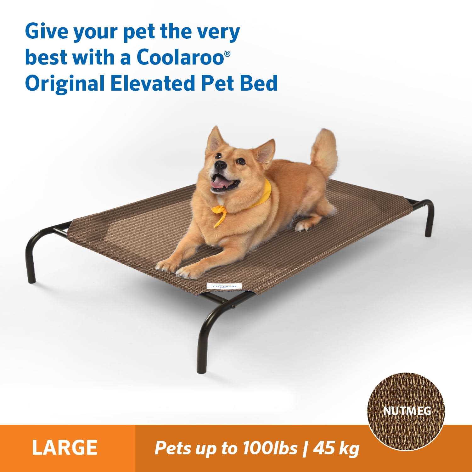 Coolaroo The Original Elevated Pet Bed - Healthber