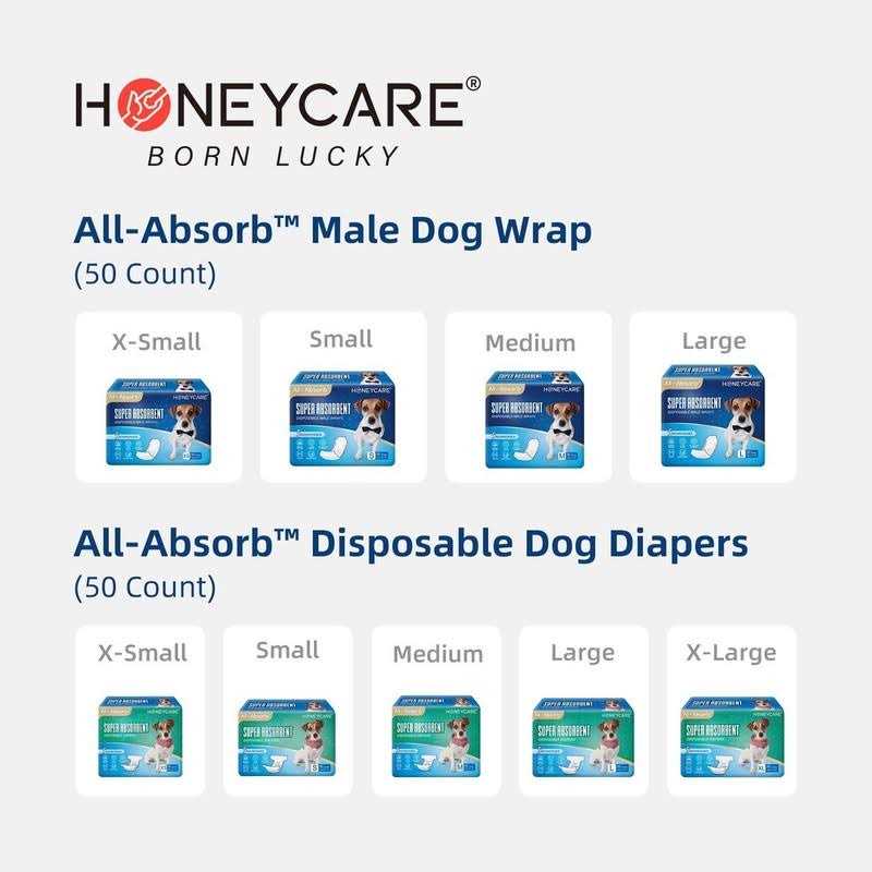 HONEY CARE All-Absorb Puppy Training Pads Potty Pads Absorb Eliminating Urine Odor - Healthber