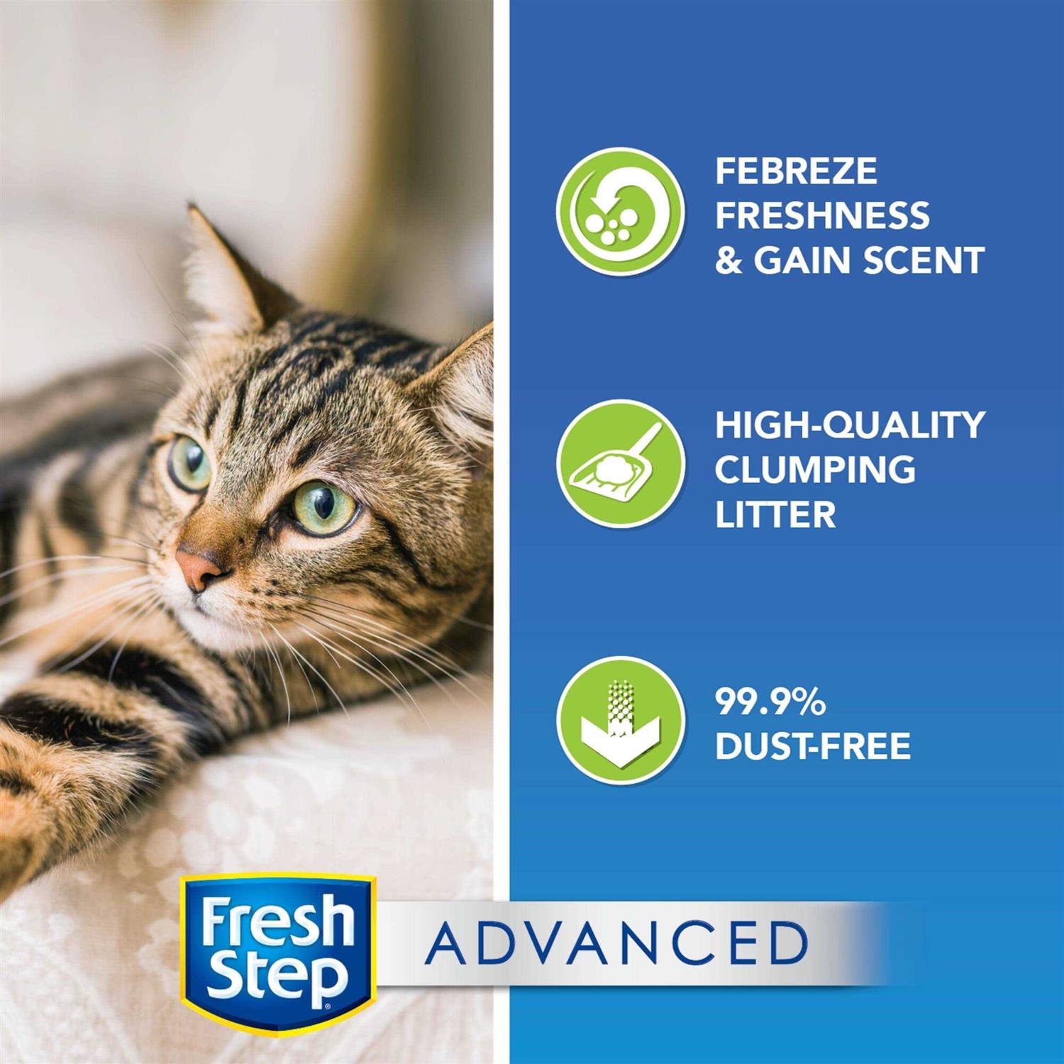 Fresh Step Advanced Clumping Cat Litter - Healthber