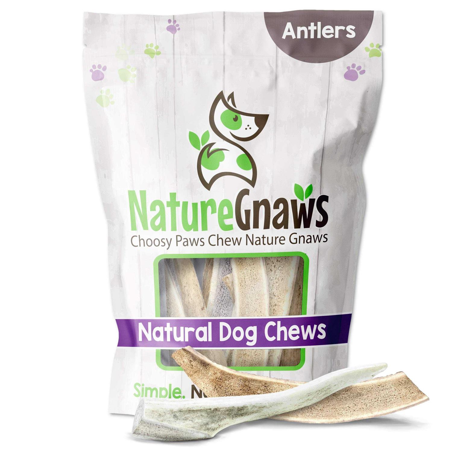 Nature Gnaws Elk Antlers for Large Dogs Premium Natural USA Antler - Healthber