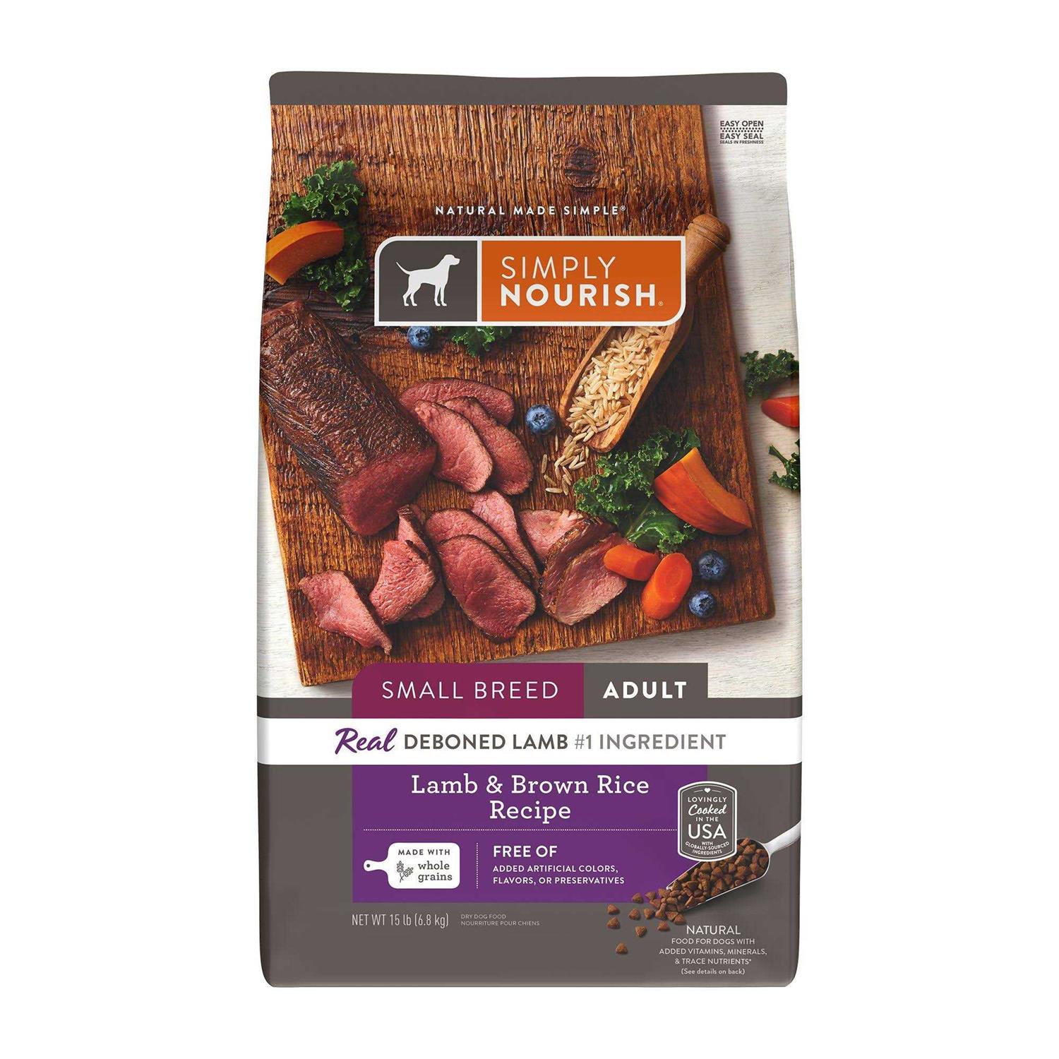 Simply Nourish Original Small Breed Adult Dry Dog Food - Healthber