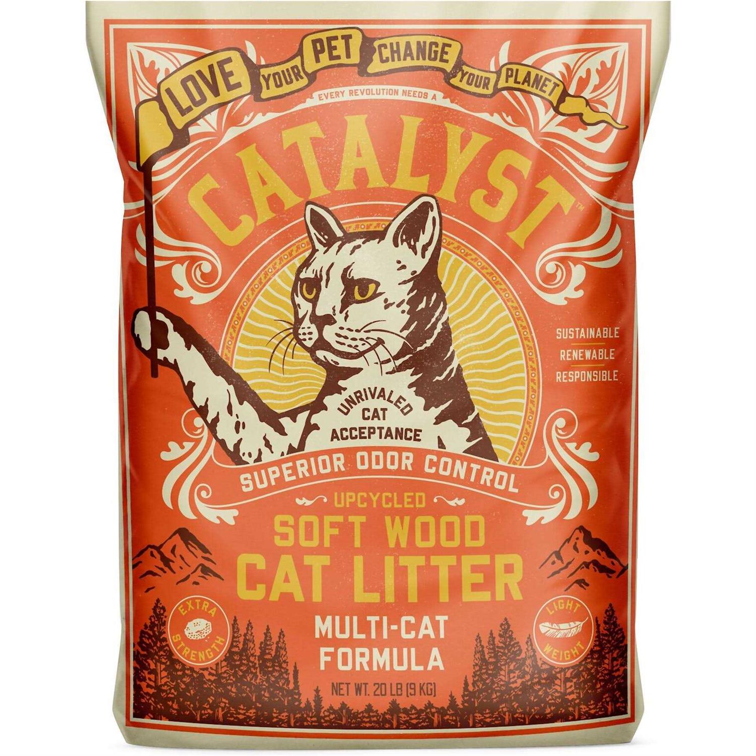 Catalyst Cat Litter Soft Wood - Healthber