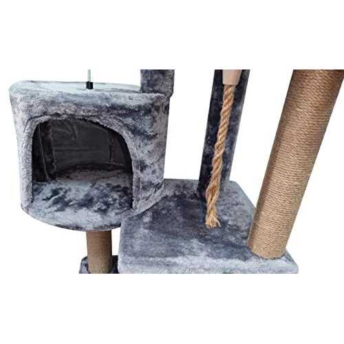 TINWEIUS 01A Cat Tree Scratching Toy Activity Centre Cat Tower Furniture Scratching Post - Healthber