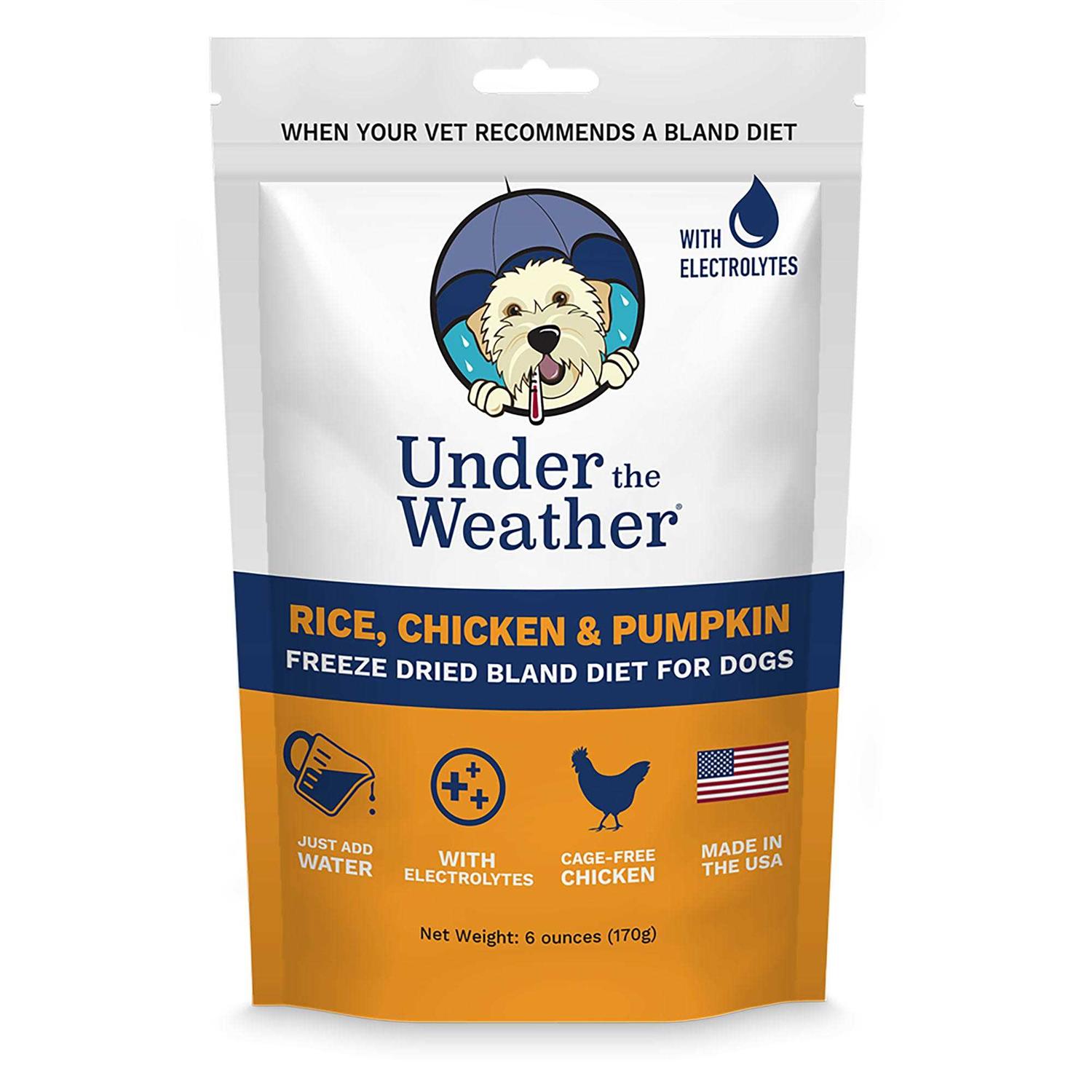 Under the Weather Chicken Rice & Pumpkin Freeze-Dried Bland Diet for Dogs - Healthber