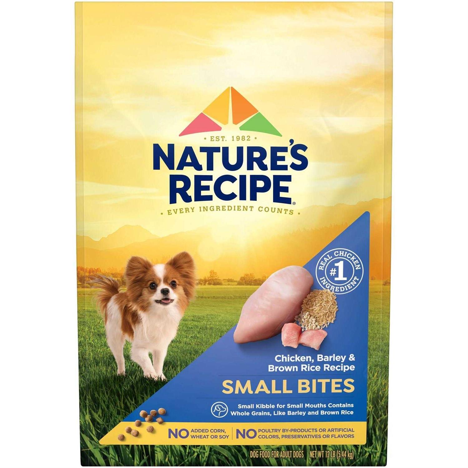 Nature’s Recipe Recipe Small Bites Dry Dog Food - Healthber