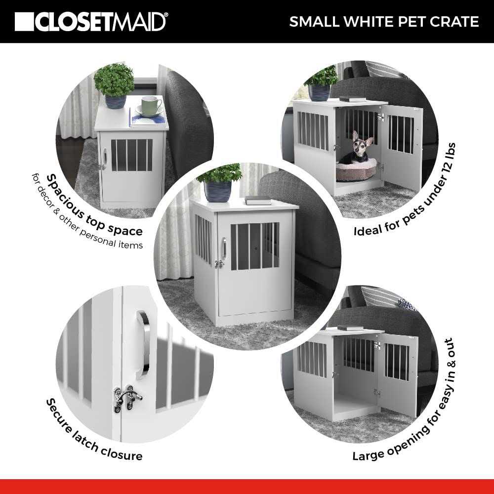 ClosetMaid End Table and Pet Crate - Healthber
