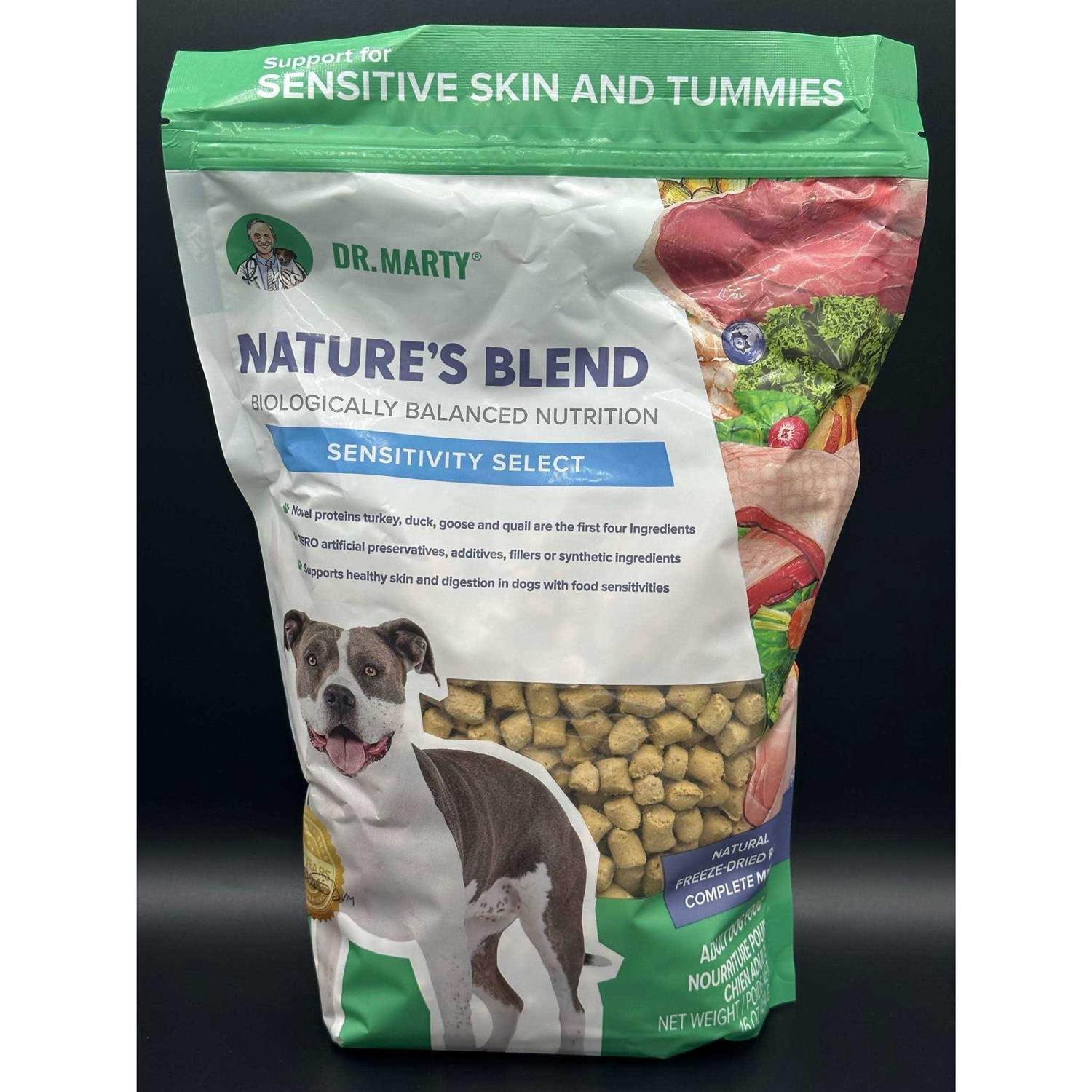 Dr Marty Nature’s Blend Sensitivity Select Freeze Dried Dog Food - Healthber
