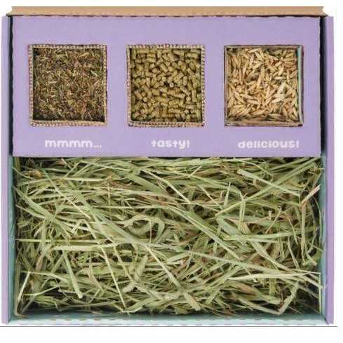 Sweet Meadow Farm Bunny Bento Box Western Timothy - Healthber