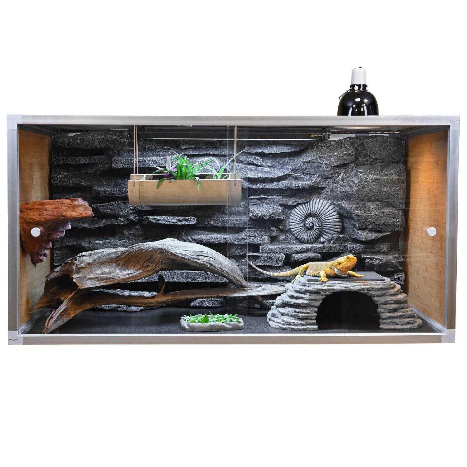 Zen Habitats 4’x2’x2′ Original Wood Bearded Dragon Enclosure - Healthber
