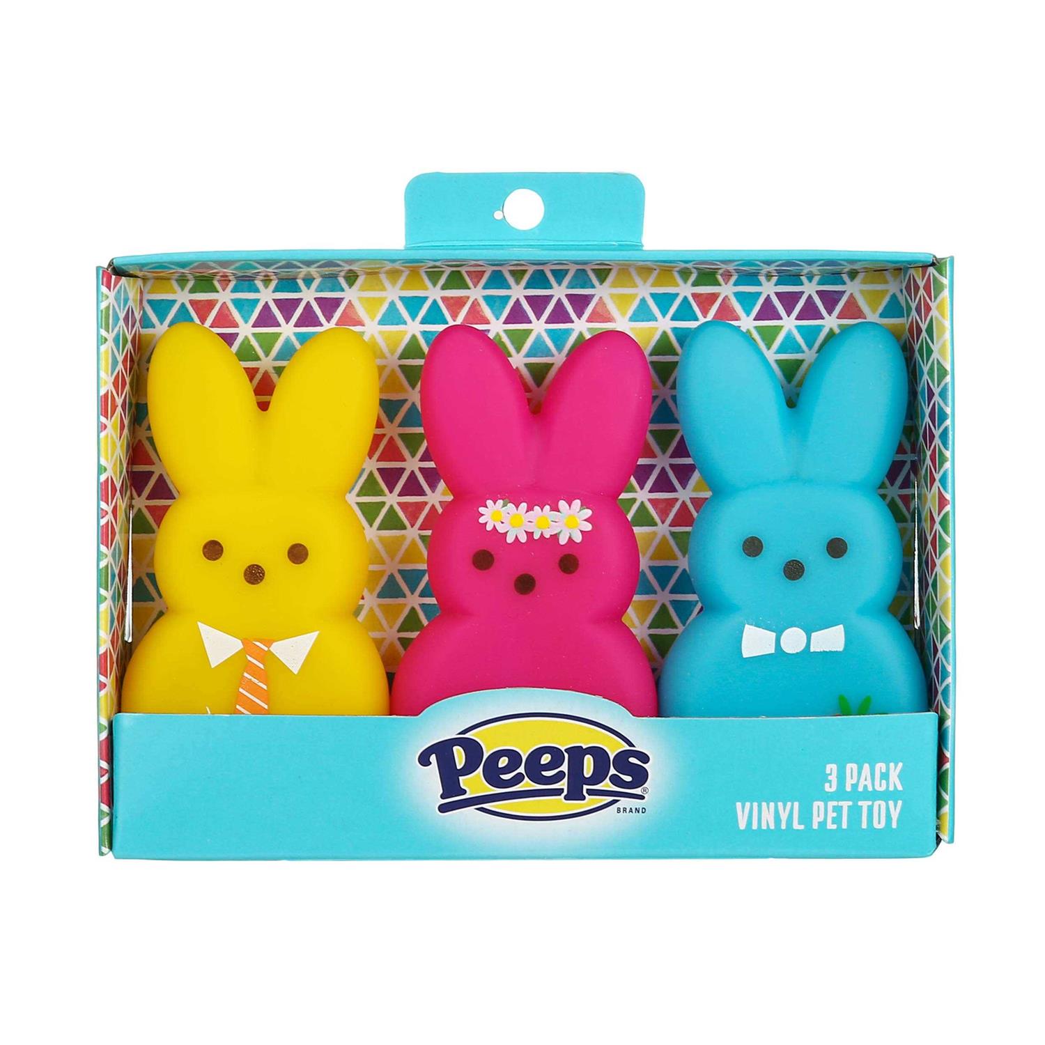 Peeps Dog Toy Vinyl Bunny - Healthber