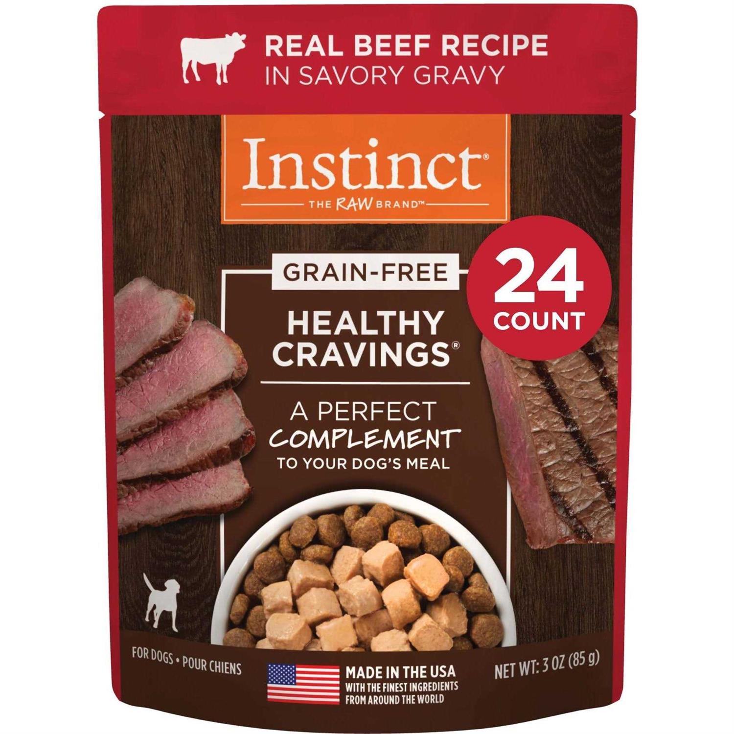 Instinct Healthy Cravings Grain Free Real Recipe Wet Dog Food Topper - Healthber