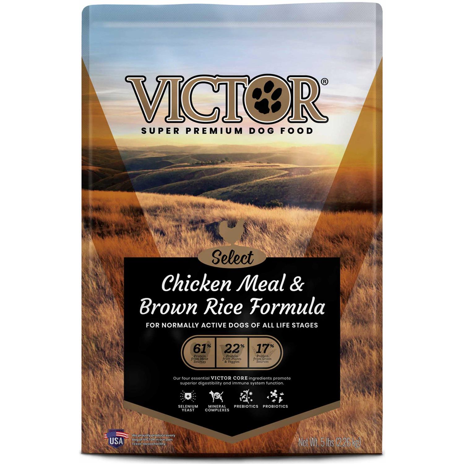 Victor Chicken Meal & Brown Rice Dry Dog Food - Healthber