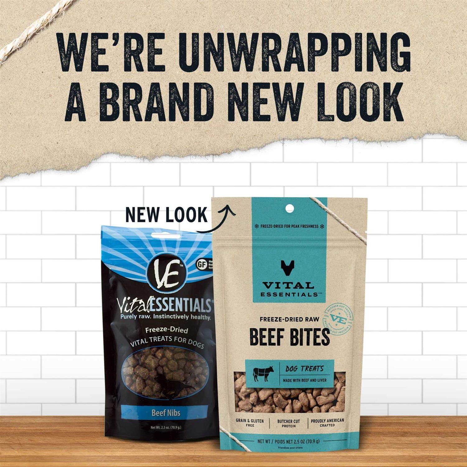 Vital Essentials Dog Treats Freeze Dried Beef Bites - Healthber