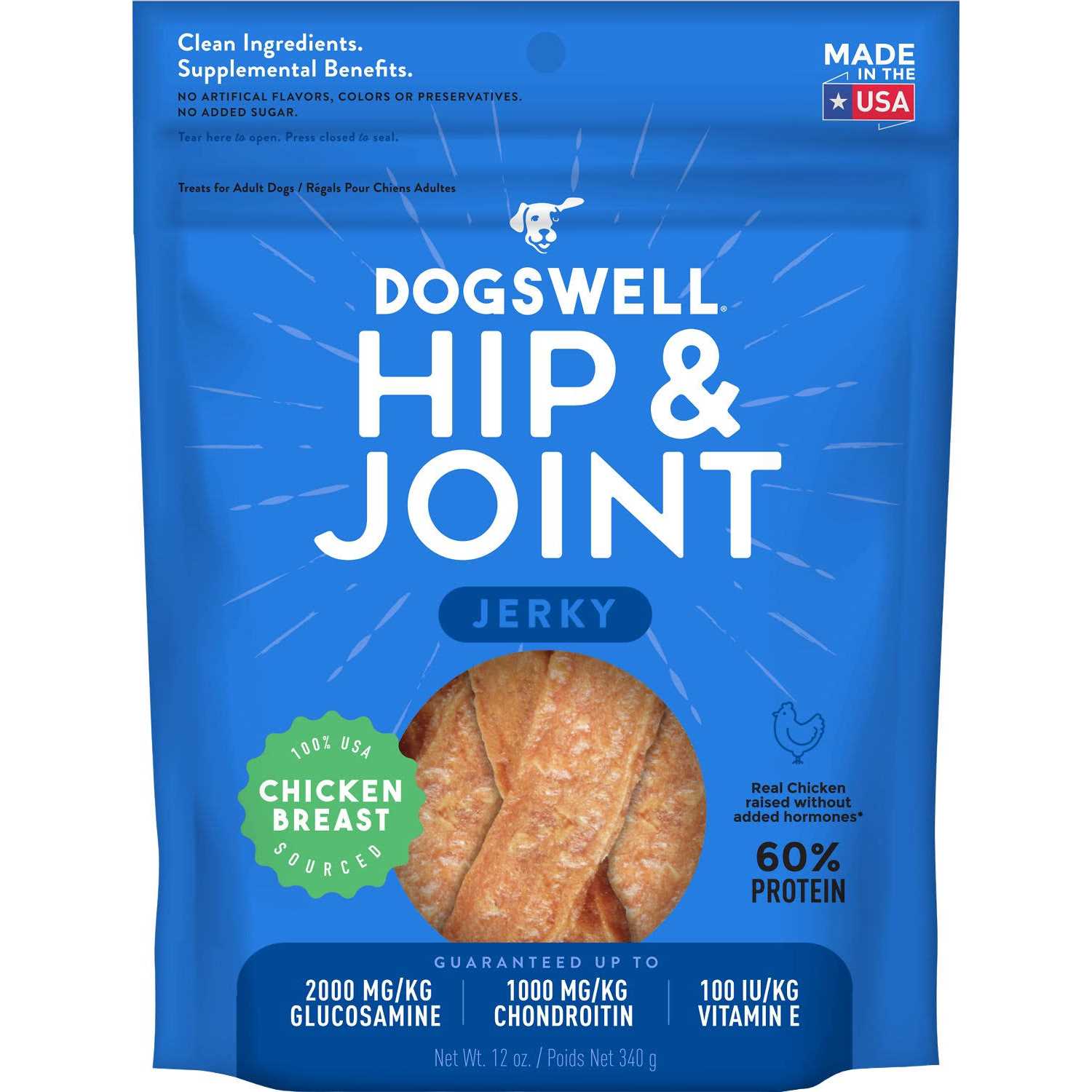 Dogswell Dog Hip & Joint Jerky Chicken - Healthber