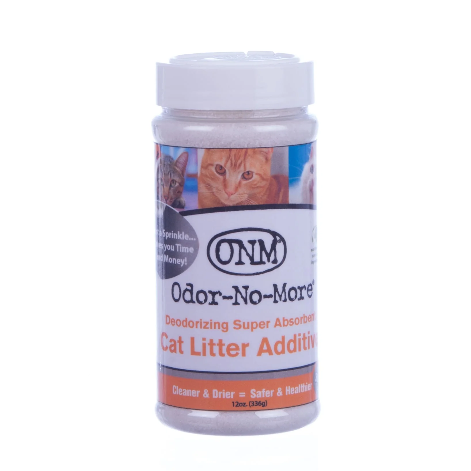 Odor-No-More Litter Additive, 12.5 oz - Healthber