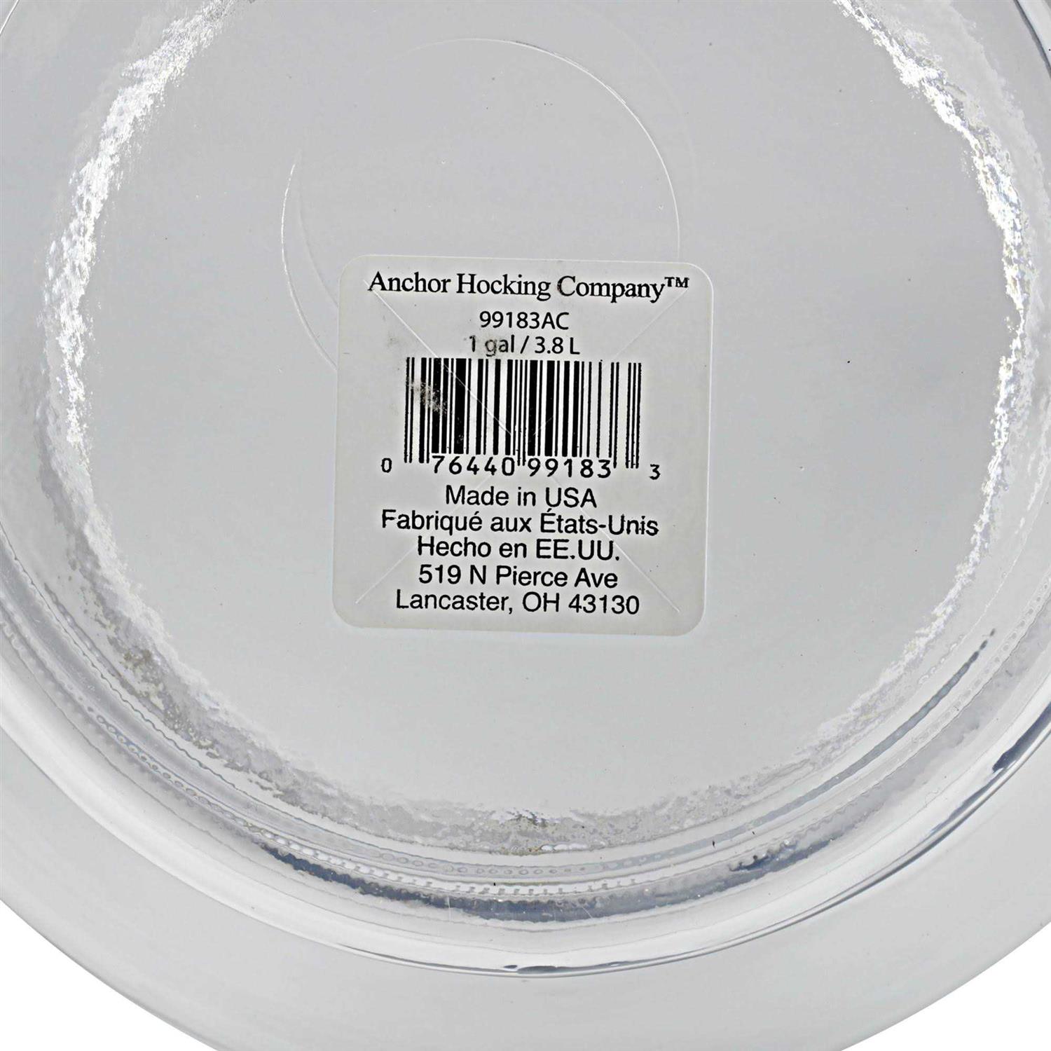 Aqua Culture Anchor Hocking Footed Glass Fishbowl - Healthber