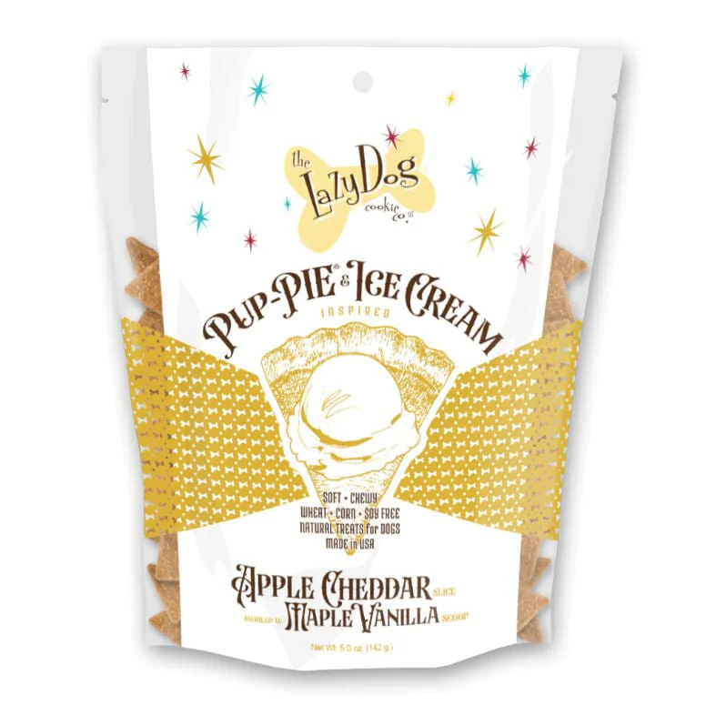 Pup-Pie & Ice Cream Inspired Slices Apple Cheddar w/Maple & Vanilla - Healthber