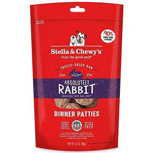Stella & Chewy’s Absolutely Rabbit Dinner Patties Freeze Dried Dog Food - Healthber