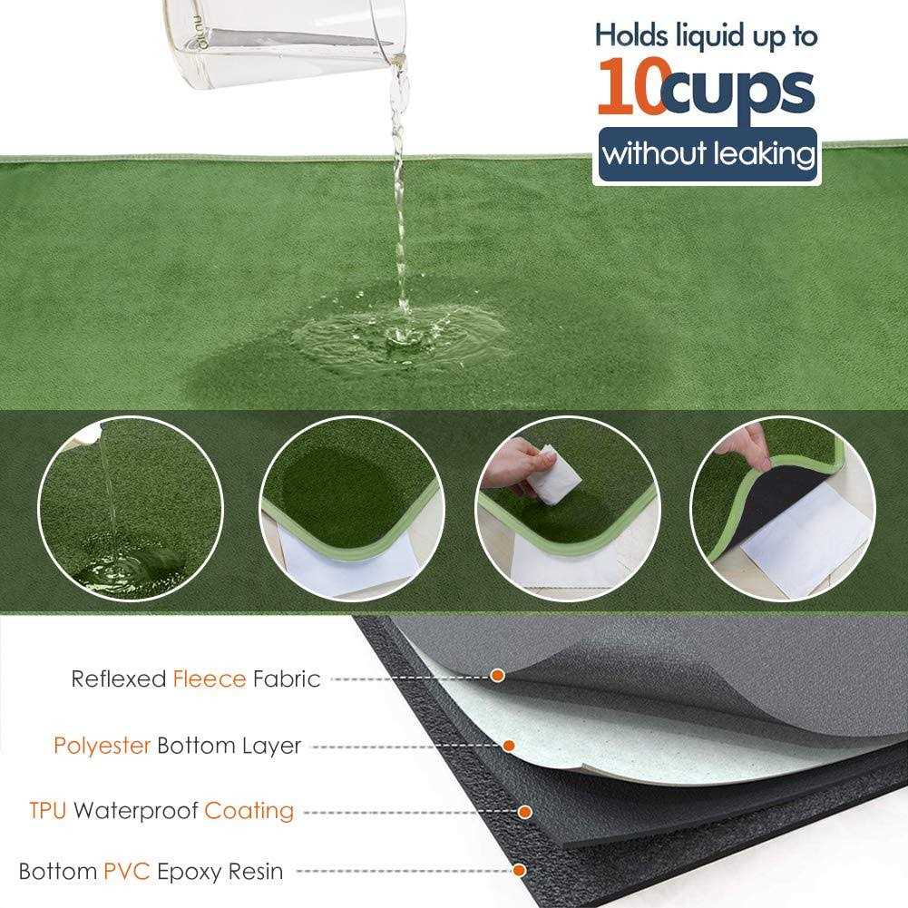 ULIGOTA Washable Pee Pads for Dogs 65×45/72×72 Extra Large Reusable Pee Pads Waterproof Pet Mat - Healthber