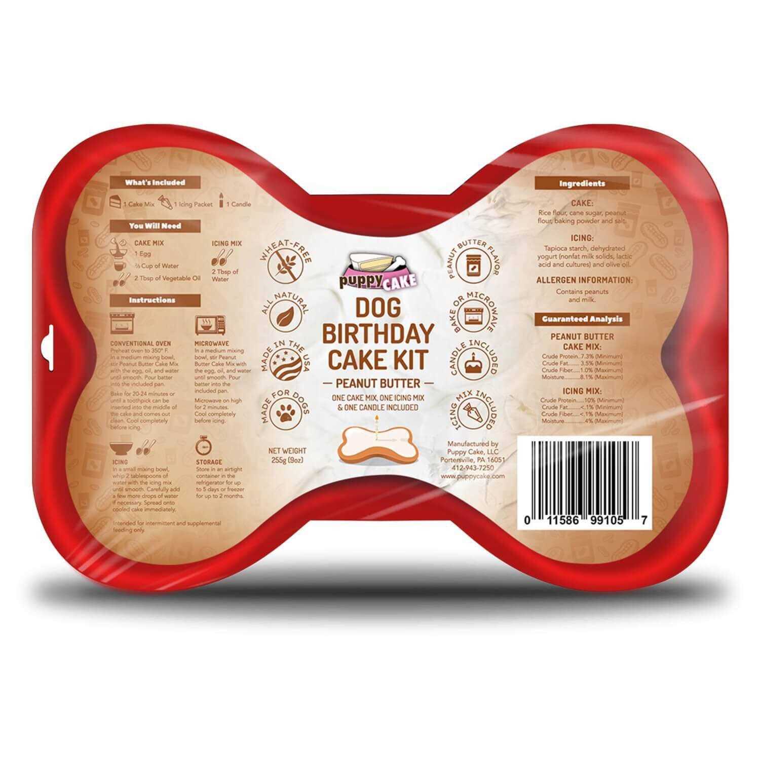 Puppy Cake Dog Birthday Cake Kit - Healthber