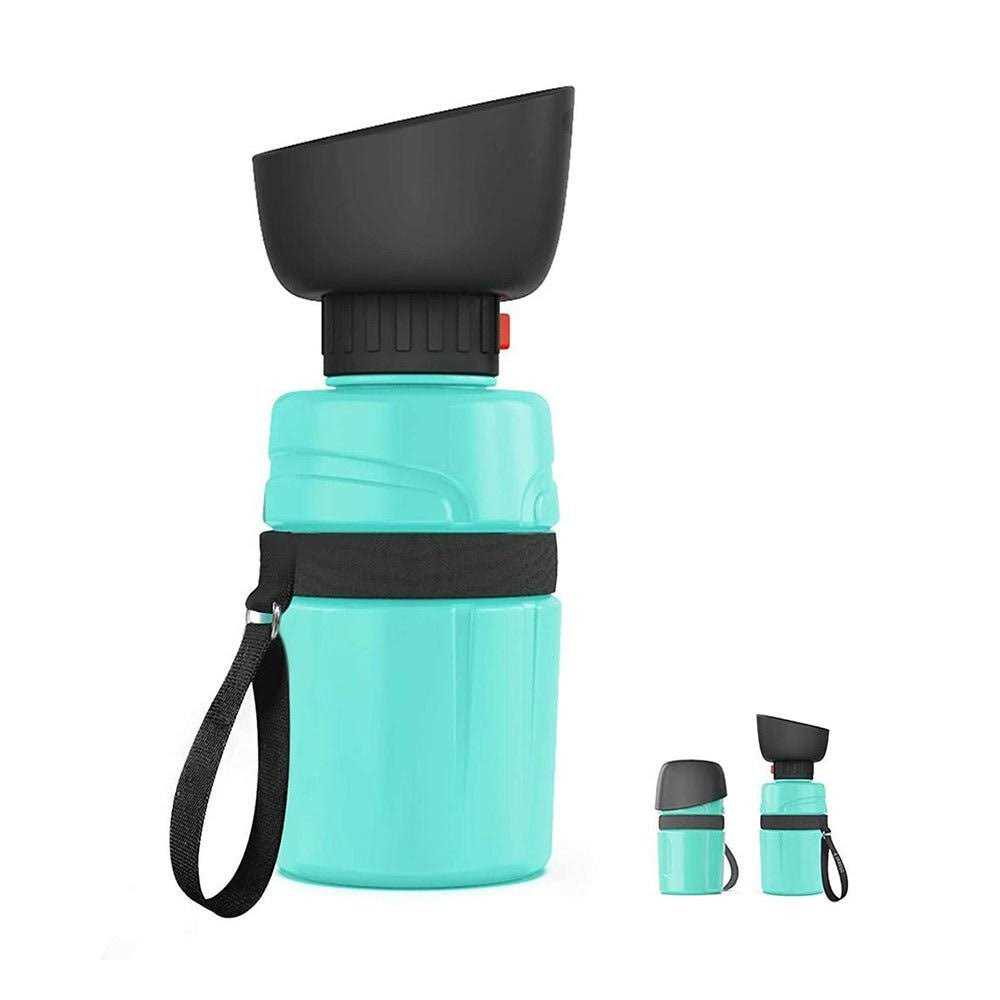 Gorilla Grip Leak Proof Portable Dog Water Bottle Multifunction Design with Bowl Cap - Healthber