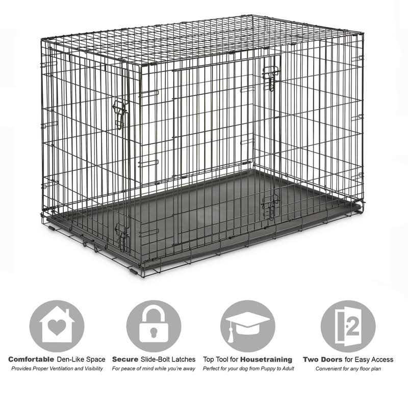 New World Pet Products New World Pet Newly Enhanced Single Door New World Dog crate - Healthber