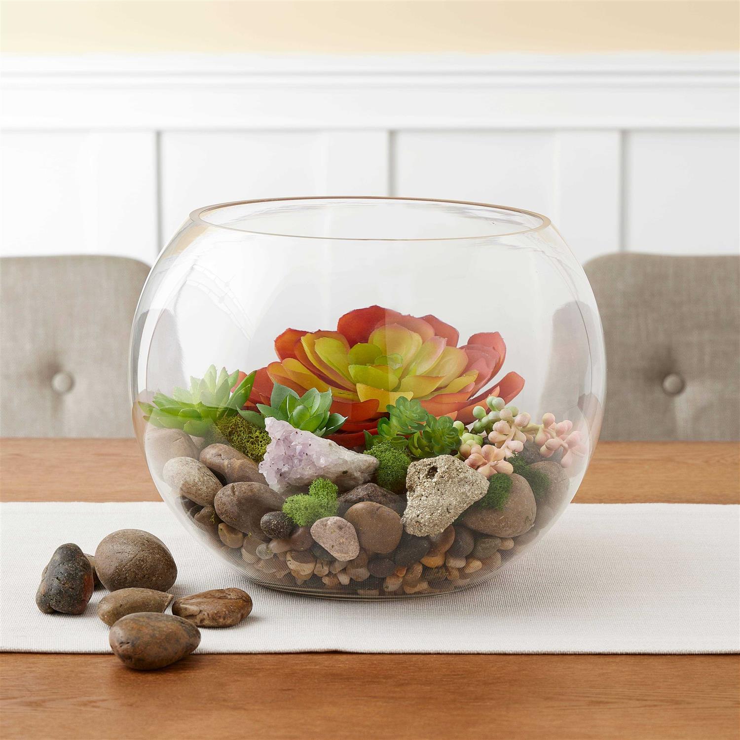 Glass Bubble Ball Bowl by Ashland - Healthber