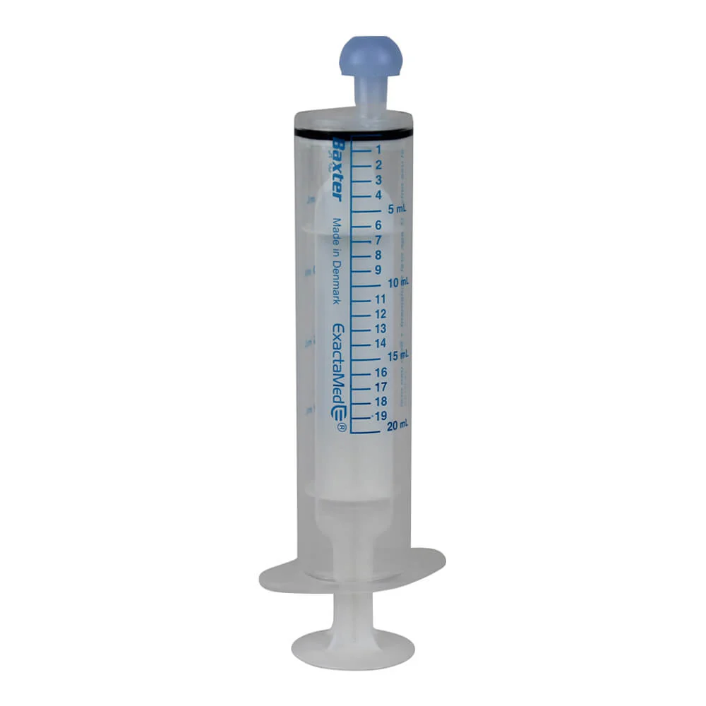 Baxter Oral Syringe, 20 cc, O-Ring, Clear - Healthber