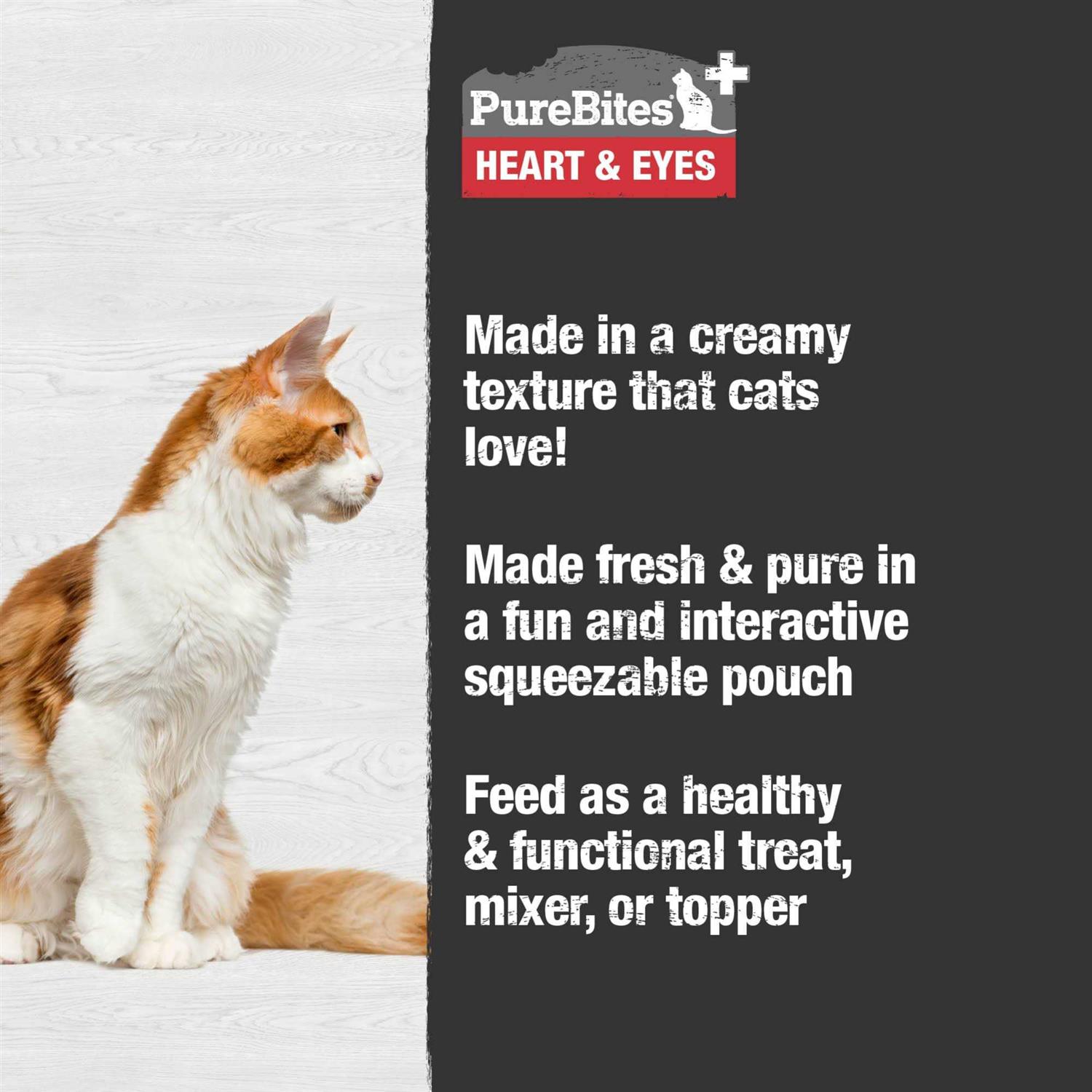 PureBites Plus Squeezables Treat Topper Heart & Eyes - Healthber