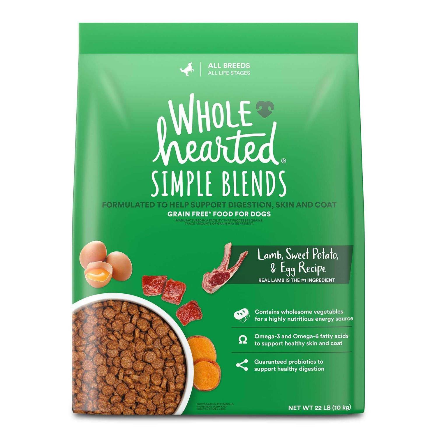 WholeHearted Lamb Sweet Potato & Egg Recipe Dry Dog Food - Healthber