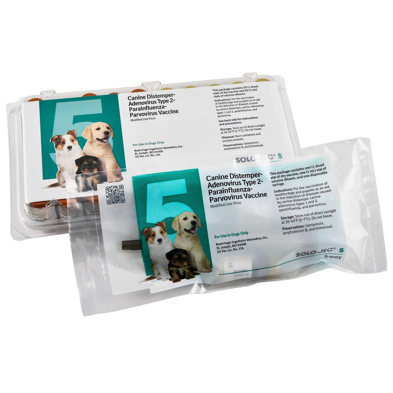 Boehringer Ingelheim Solo-Jec 5 Vaccine for Dogs - Healthber