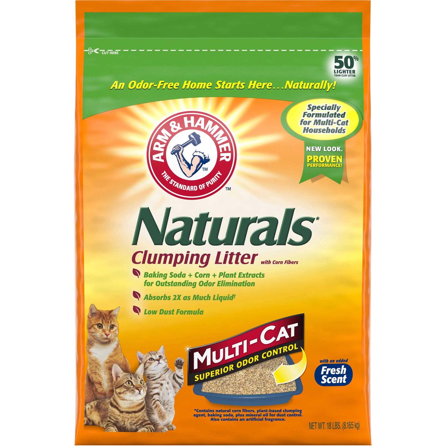 Arm & Hammer Naturals Multi-Cat Litter - Healthber