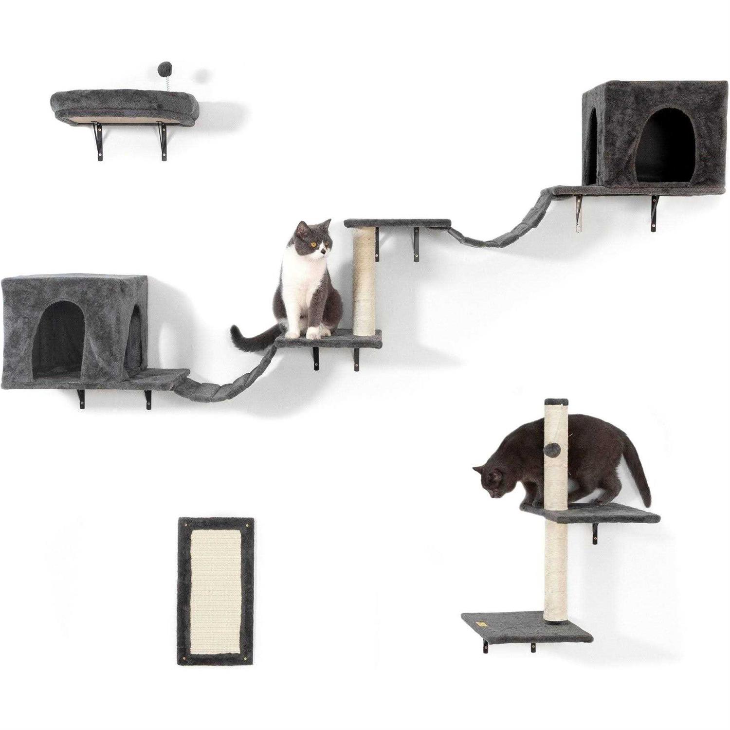Coziwow Wall-Mounted Cat Shelves Cat Tree Climber Set - Healthber