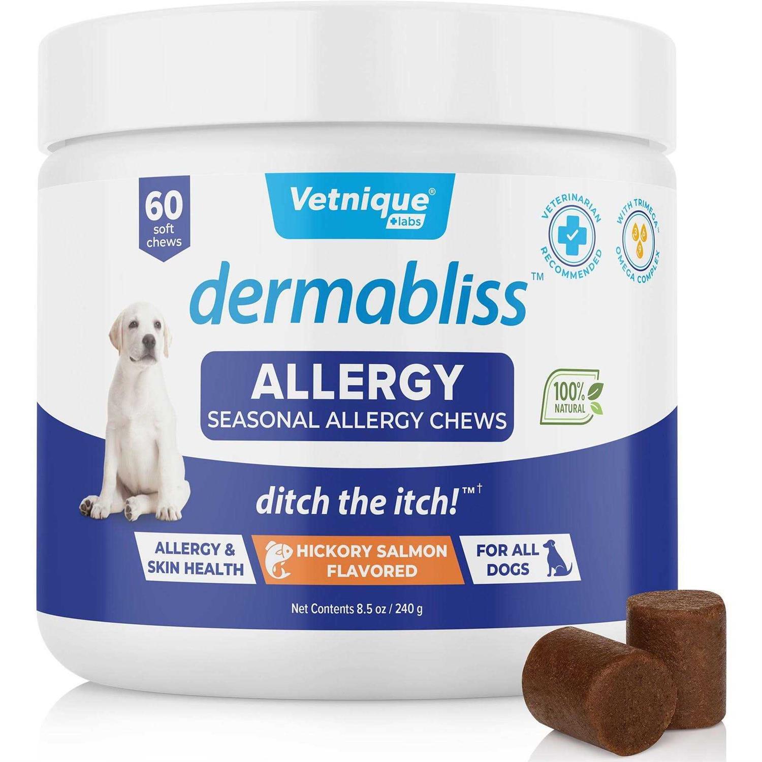 Dermabliss Allergy & Immune Soft Chews for Dogs - Healthber