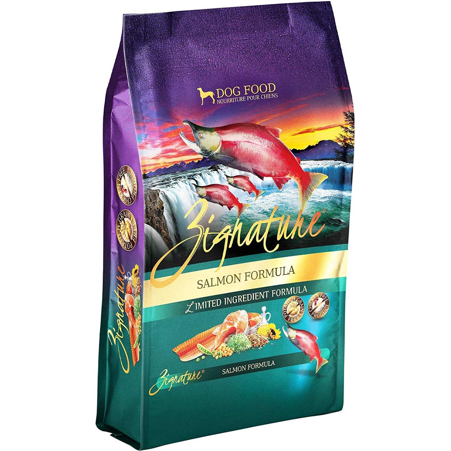Zignature Limited Ingredient Salmon Formula Dry Dog Food - Healthber