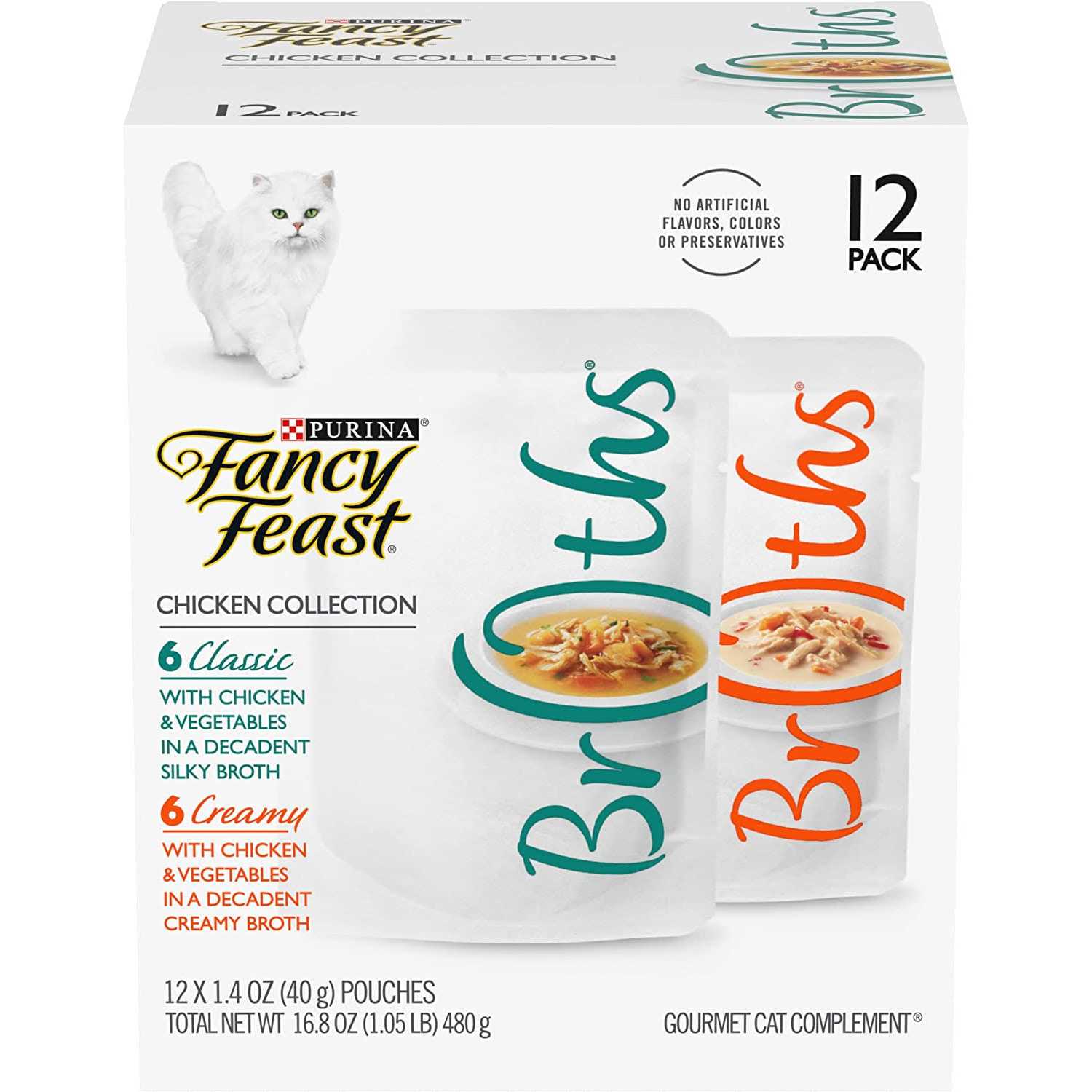 Fancy Feast Chicken Complement Wet Cat Food Variety Pack - Healthber