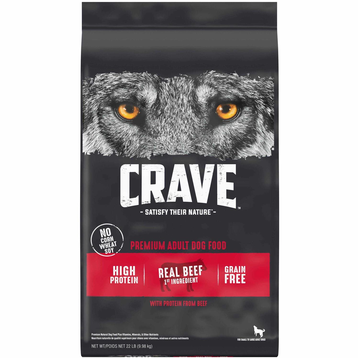 Crave Grain Free Adult Dry Dog Food with Protein - Healthber
