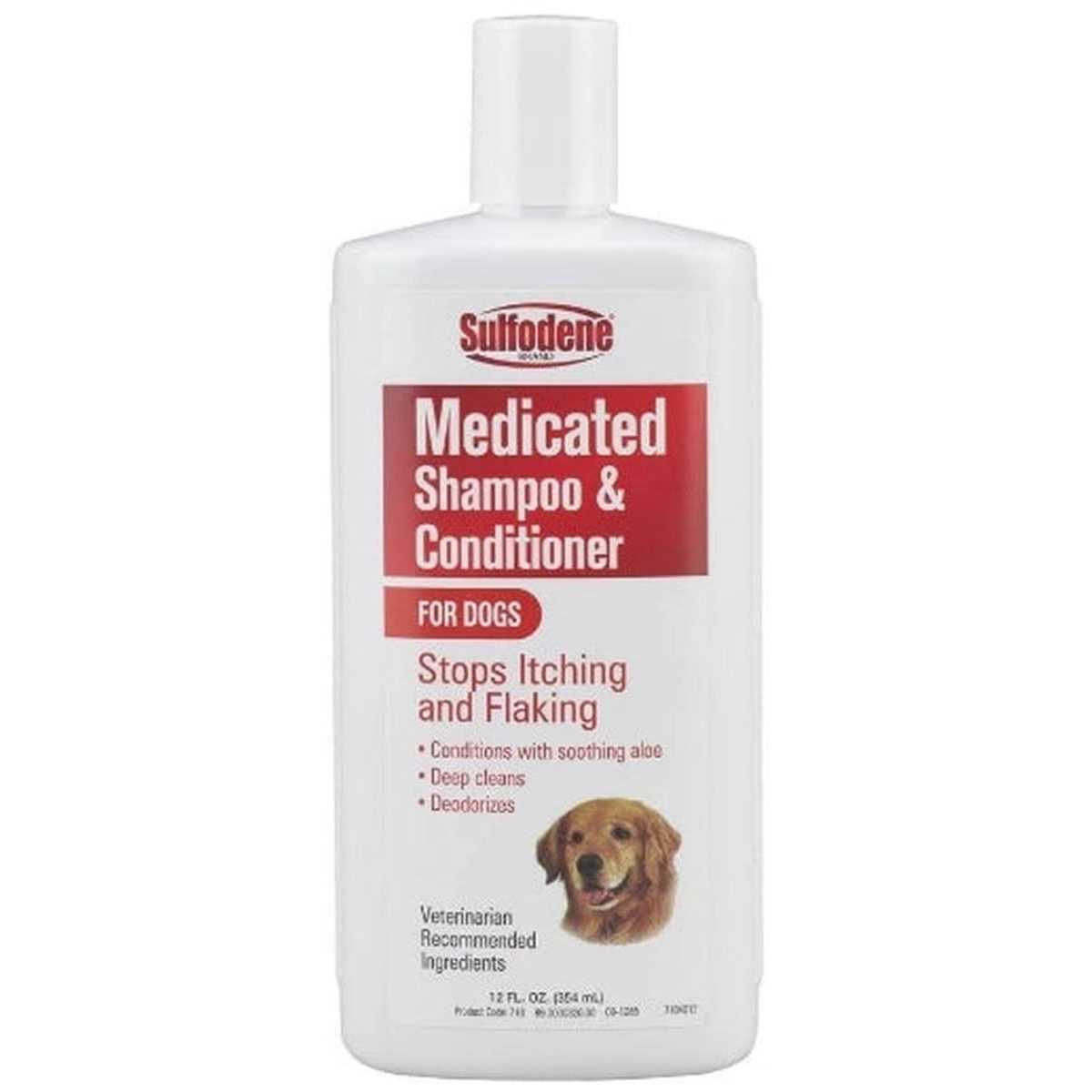 Sulfodene Medicated Shampoo Conditioner for Dogs - Healthber