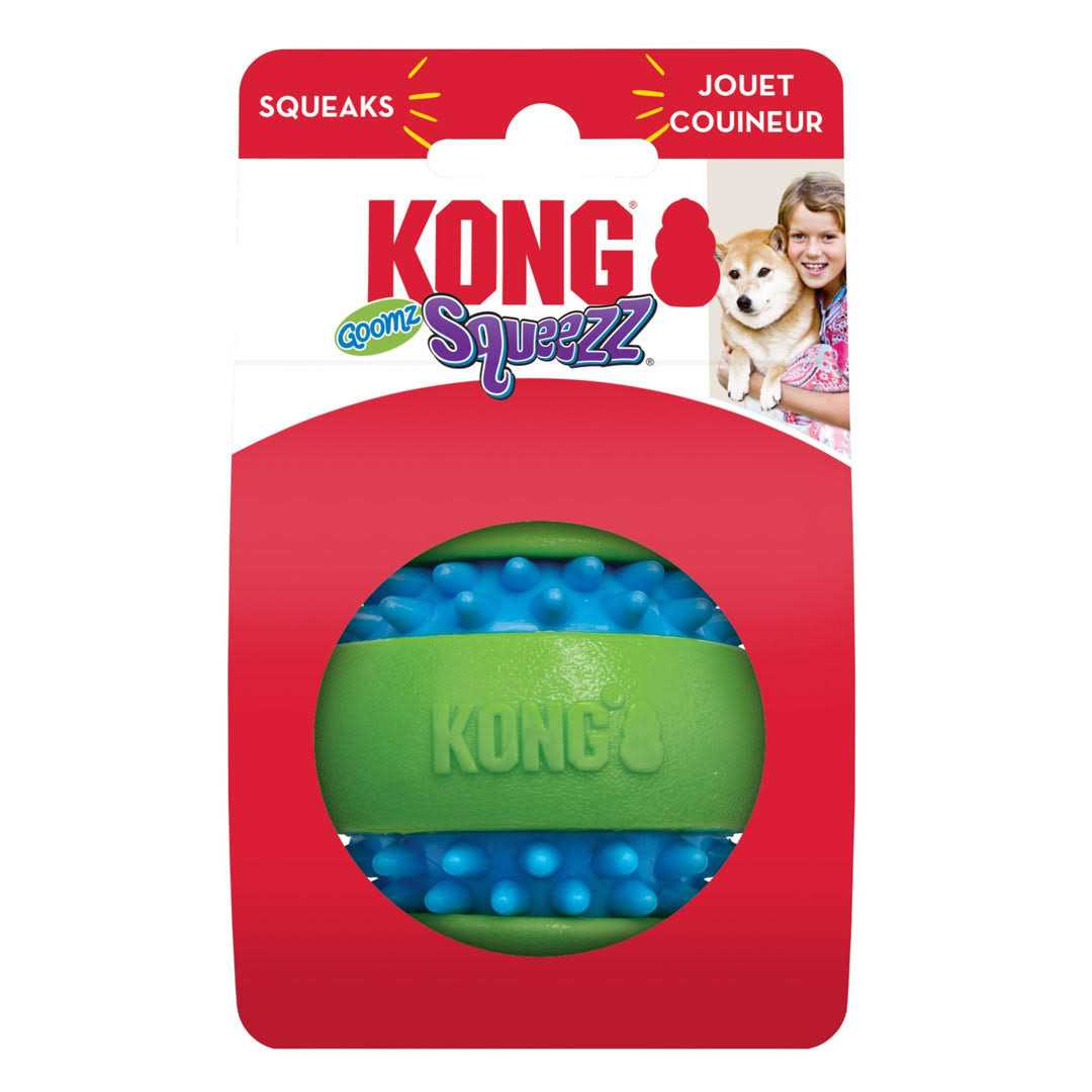KONG Squeezz Goomz Ball Dog Toy - Healthber