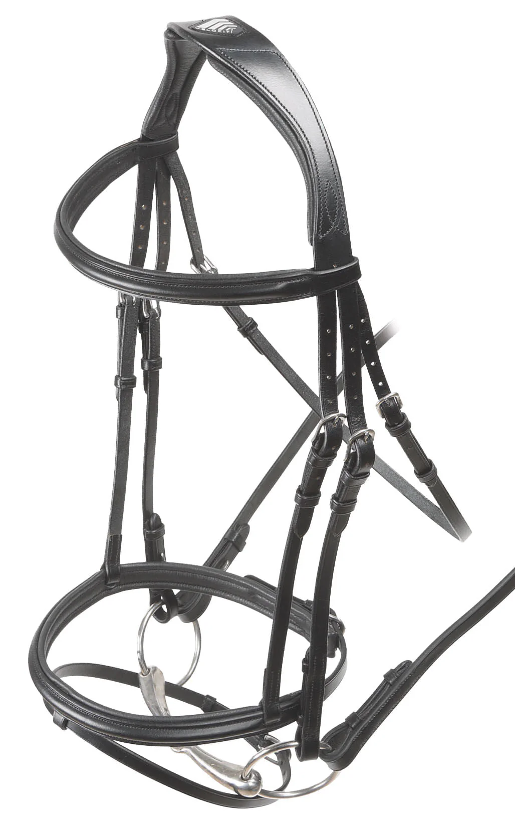 Velociti Padded Raised Flash Bridle - Healthber