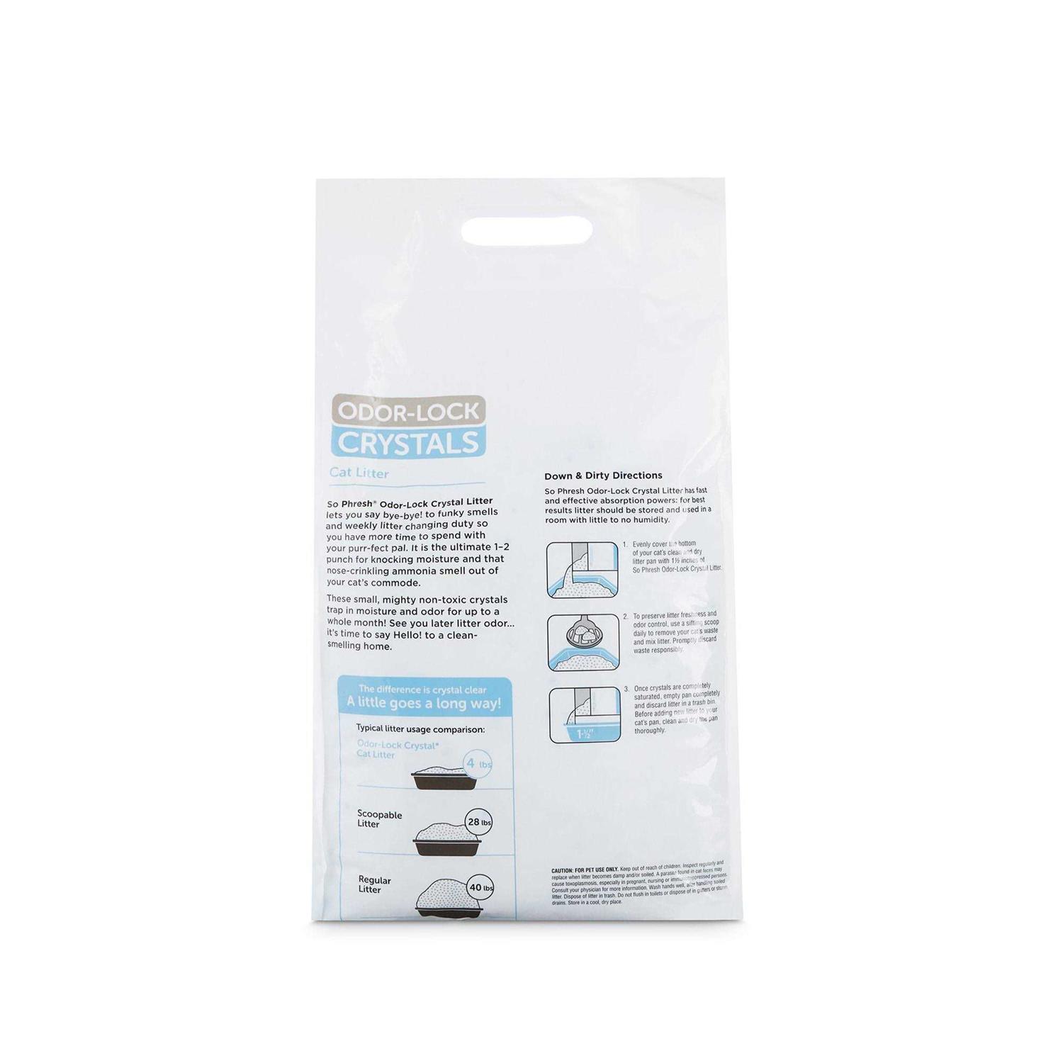 So Phresh Odor-Lock Crystal Cat Litter - Healthber