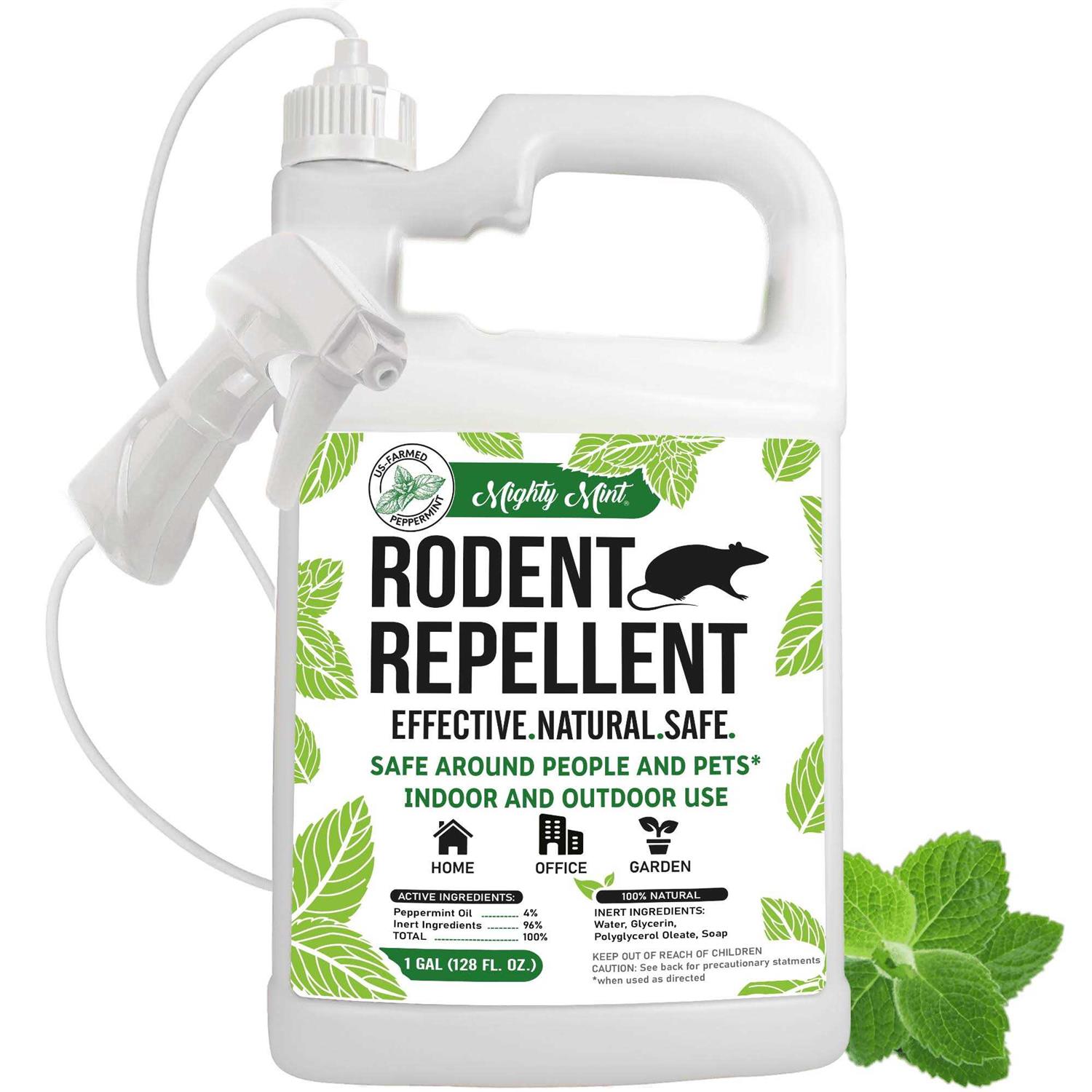 Mighty Mint Gallon Rodent Natural Peppermint Oil Spray - Healthber