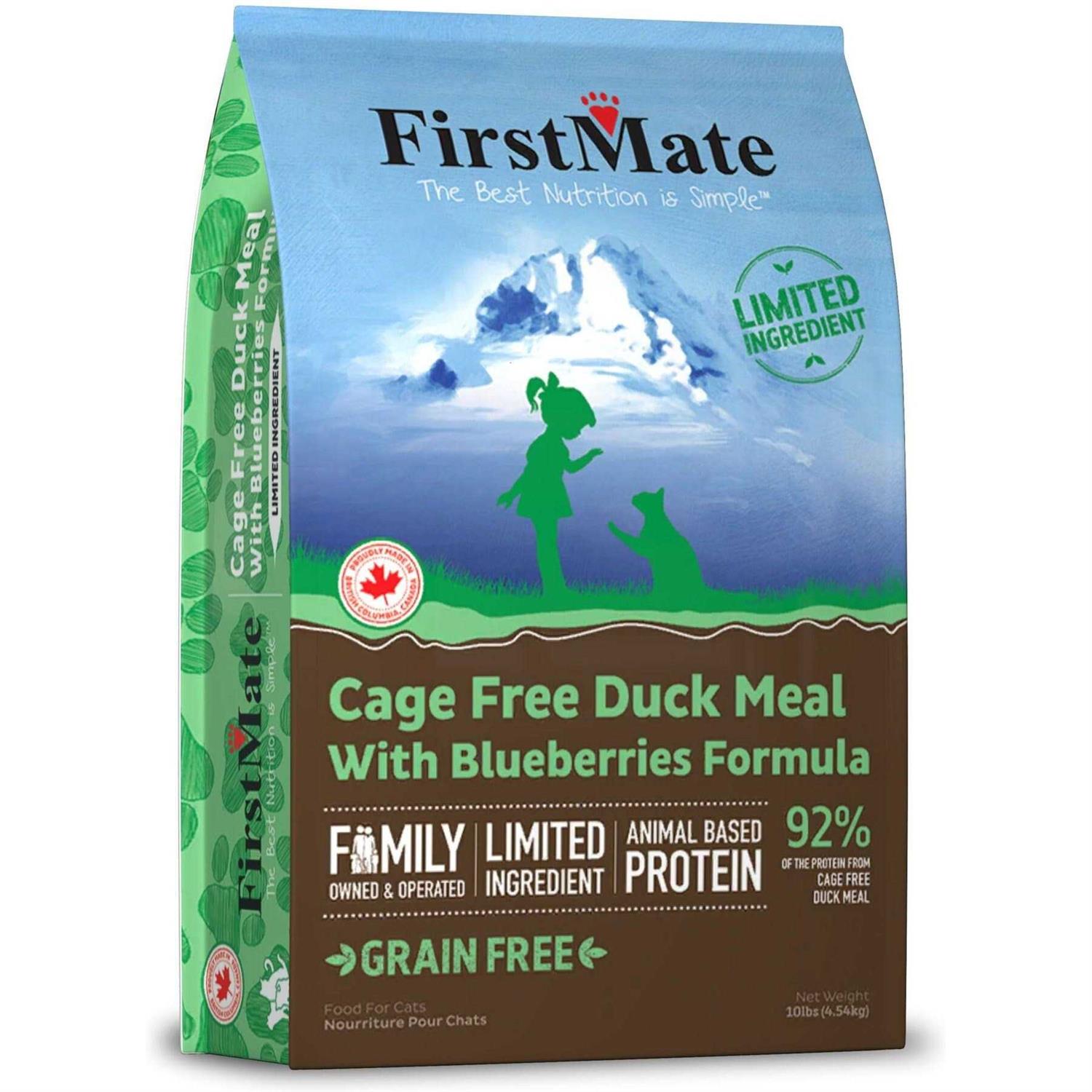 FirstMate Cat Free Duck Blueberries Food - Healthber