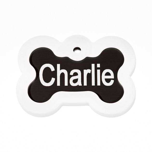GoTags Anodized Aluminum Personalized Silencer Dog ID Tag - Healthber