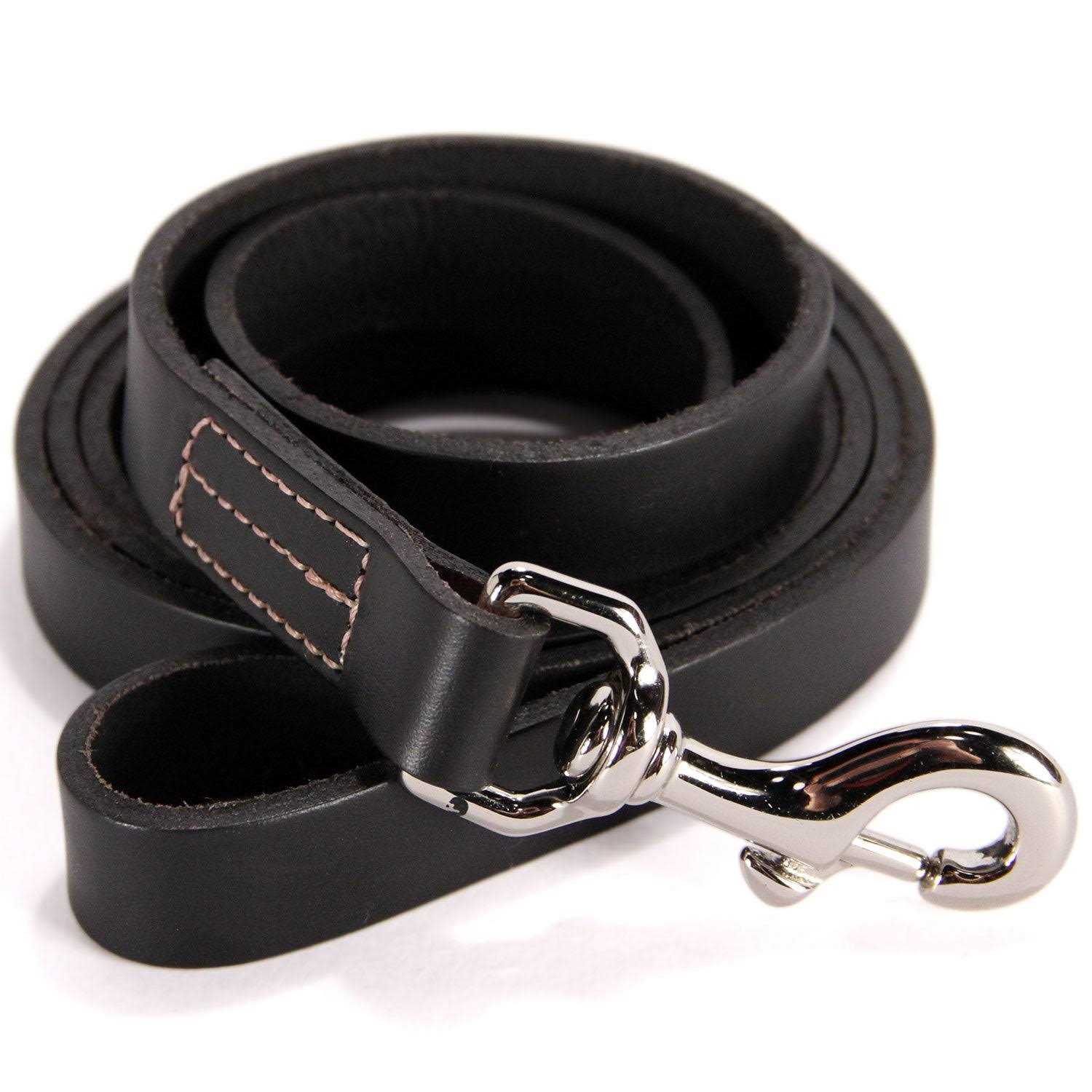 Logical Leather Dog Leash Best for Training - Healthber