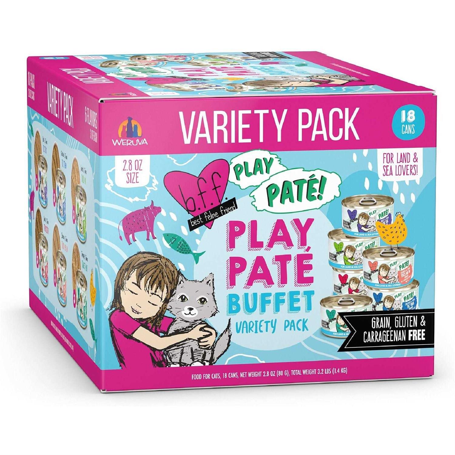 Weruva B.F.F. PLAY Best Feline Friend Paté Lovers - Healthber
