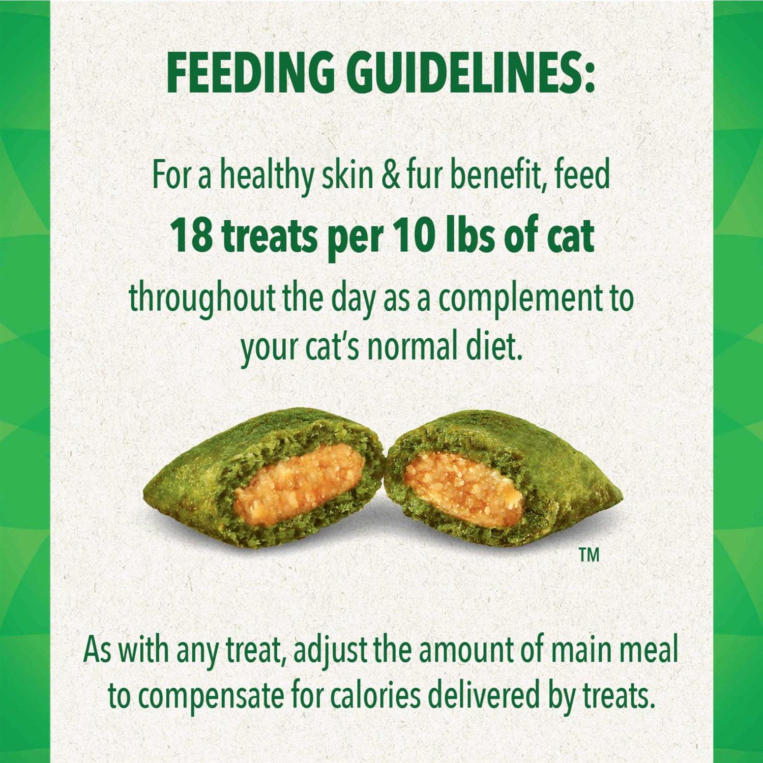Greenies Feline Smartbites Skin & Fur Salmon Dental Cat Treats - Healthber