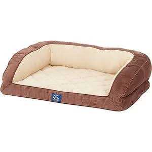Serta Orthopedic Quilted Dog Cat Couch Bed - Healthber